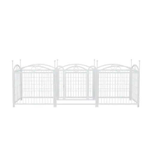 Dog Playpen Indoor 24 Inch 8 Panel Metal Dog Playpen