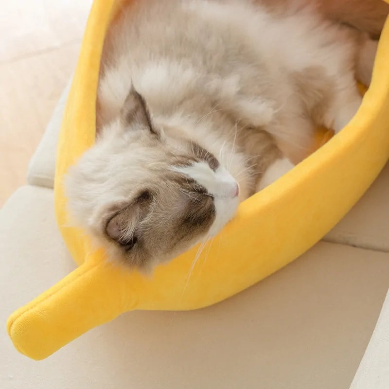 Portable Banana Pet Bed