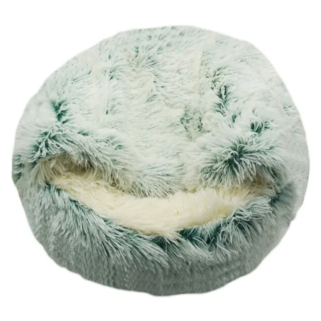 2 In 1 Long Plush Pet Bed